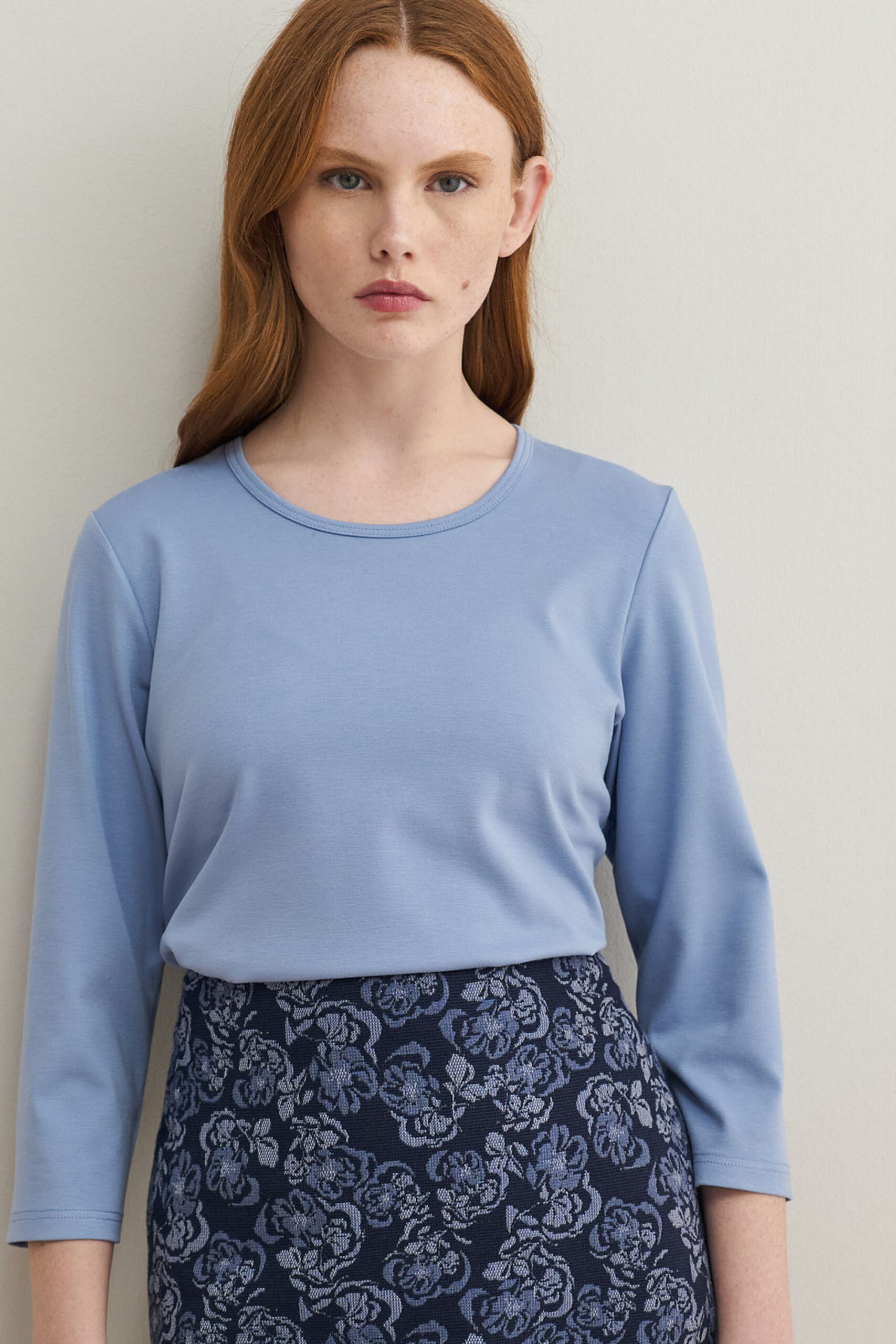 Μπλούζα basic 3/4 μανίκι - Image 2