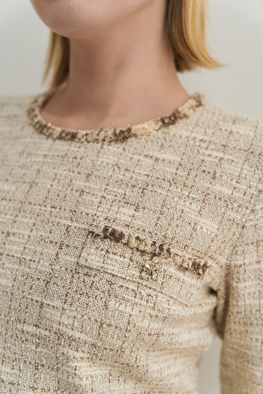Φόρεμα knit lurex - Image 2