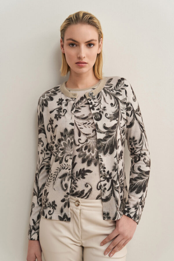 Cardigan  flowerprint