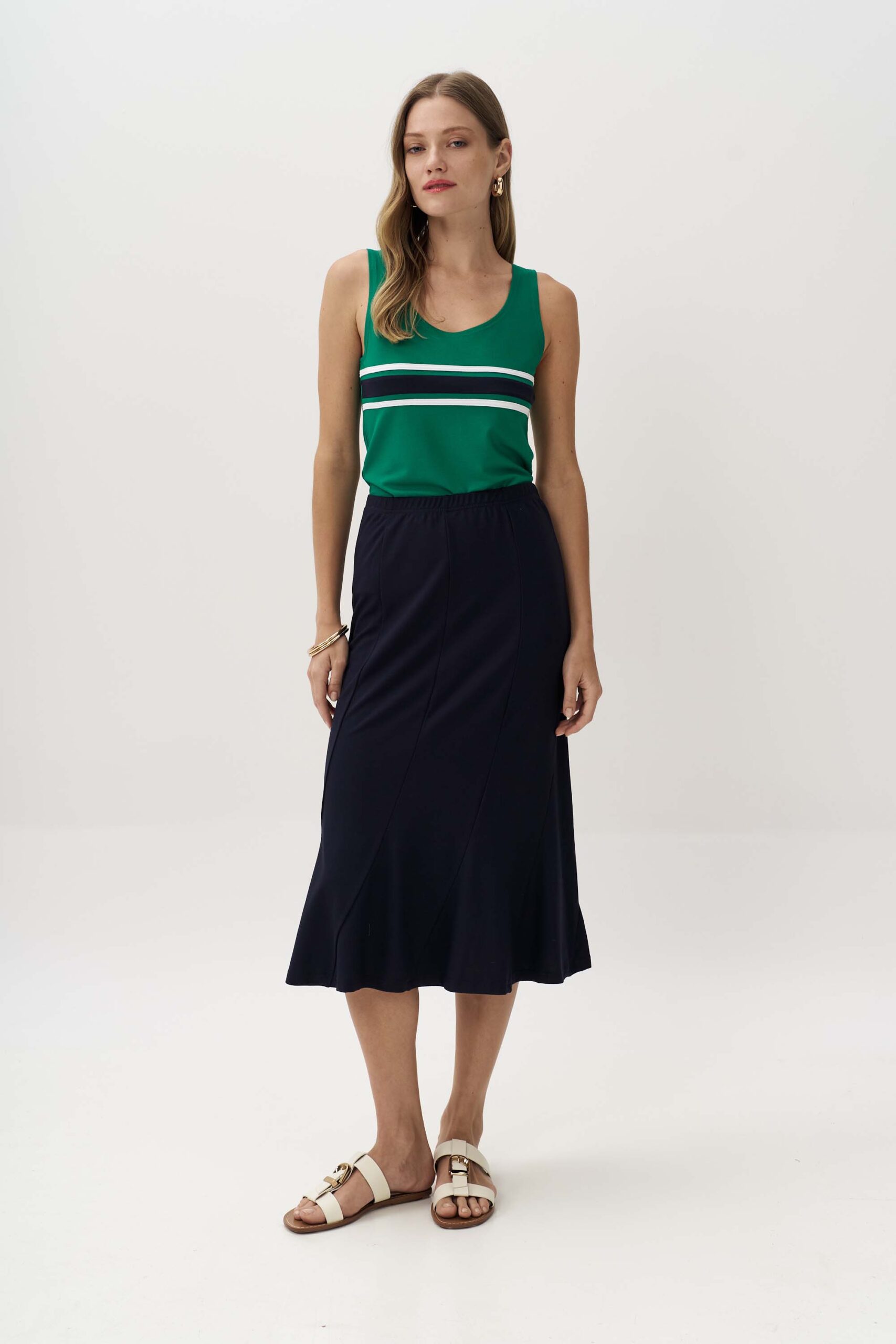 Φούστα με λοξά φύλλα - Image 2