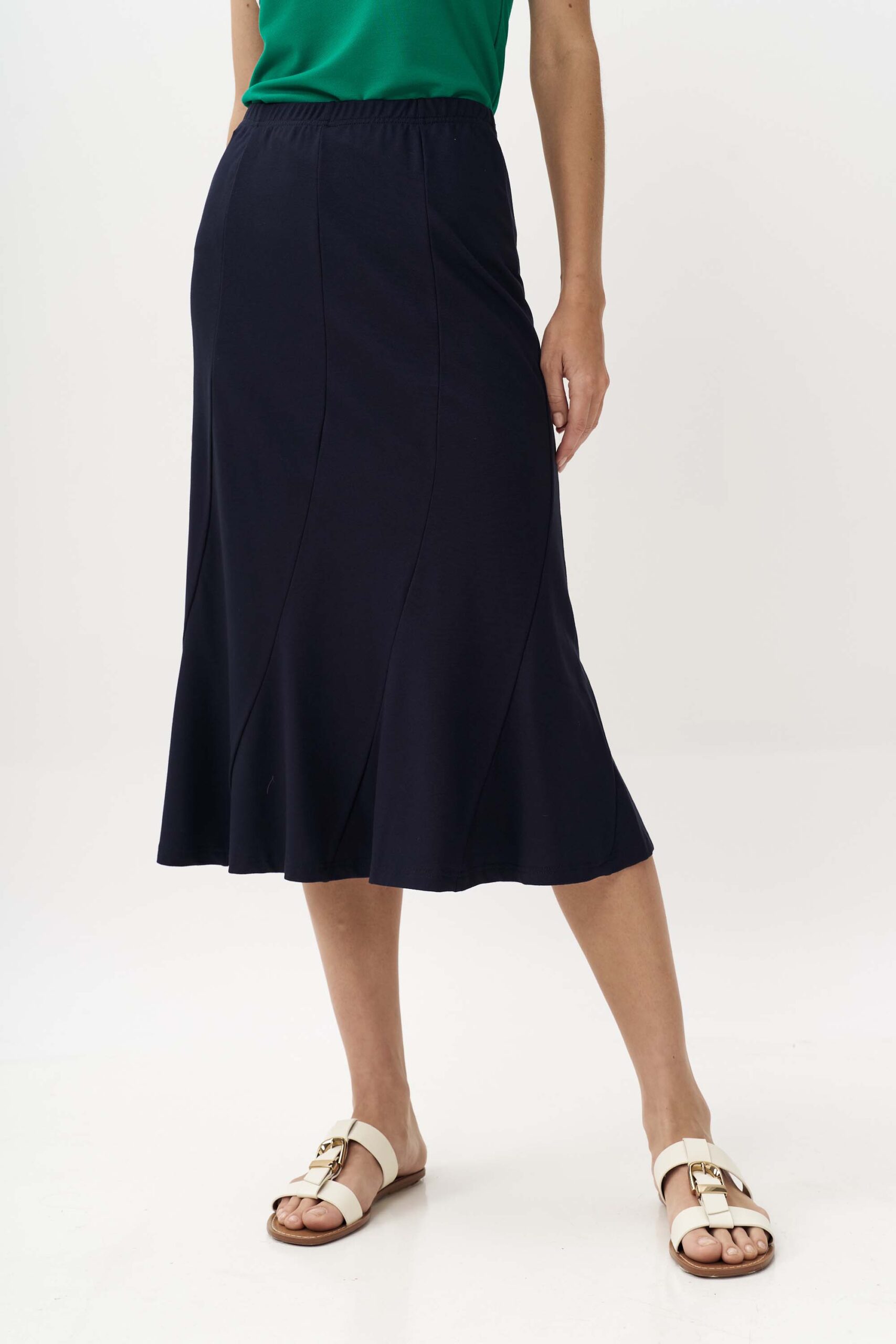 Φούστα με λοξά φύλλα - Image 4