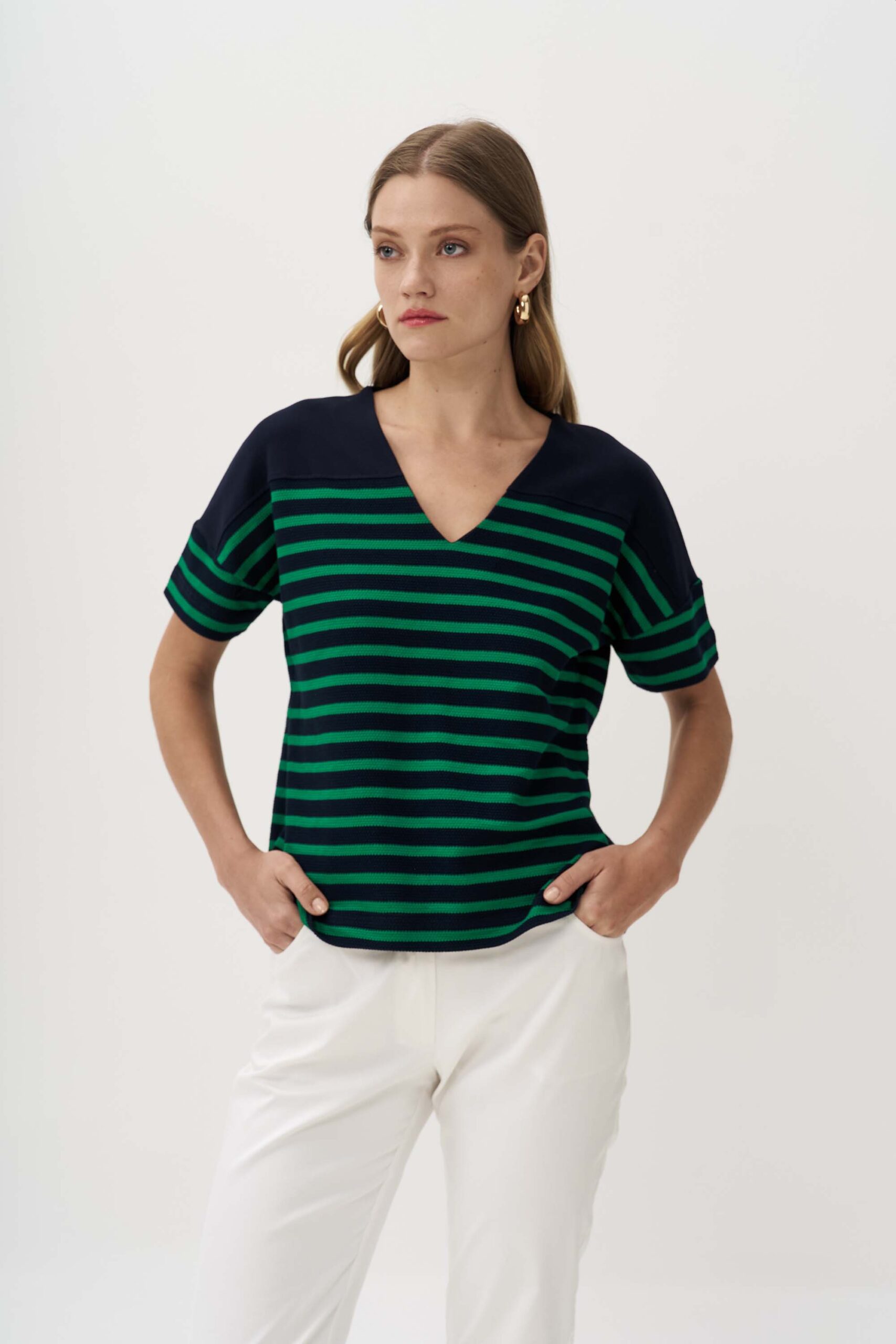 Μπλούζα Ve bubble σε άνετη γραμμή