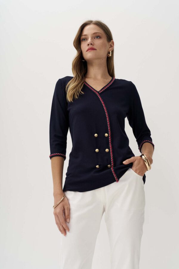 Ve contrast cardigan