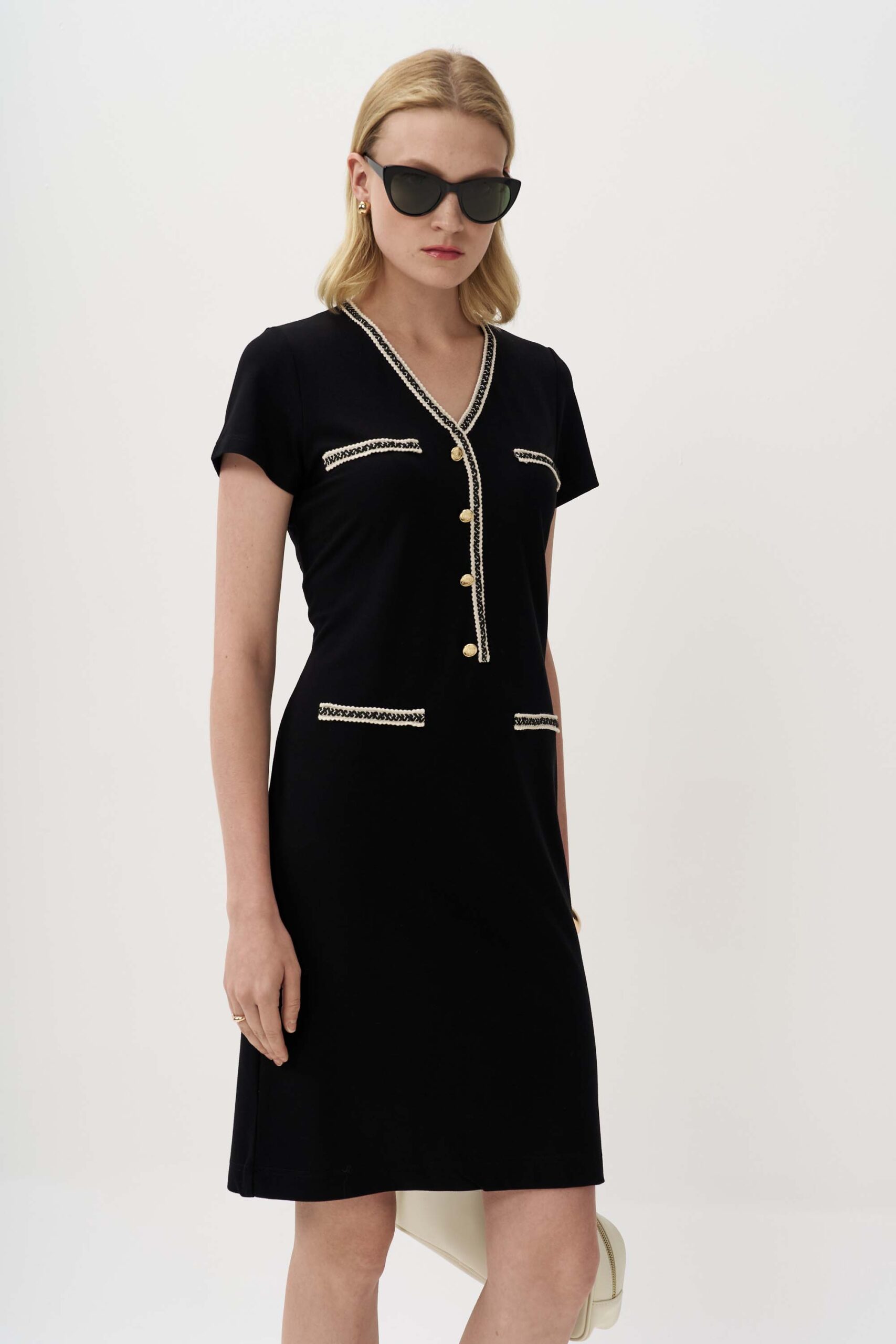 Φόρεμα με τρέσα knit - Image 2